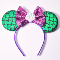 Sequin Ears Ocean Series Hair Hoop Teen Hair Accessories