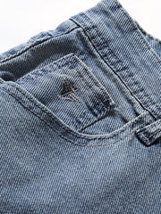 Classic Distressed Slim Fit Jeans Men's Casual Stretch Denim Pants