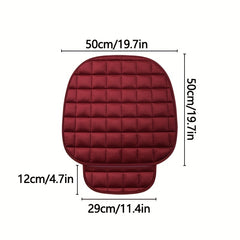 Universal Car Seat Cushion Storage Bag Silicone Bottom Plush Winter Short