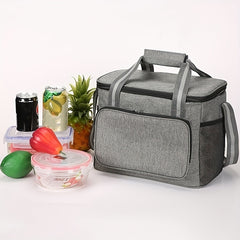 Large Capacity Picnic Insulation Bag Portable Lunch Bag Thickened Oxford Cloth