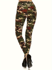 Camouflage Printed Yoga Pants High Stretch Leggings