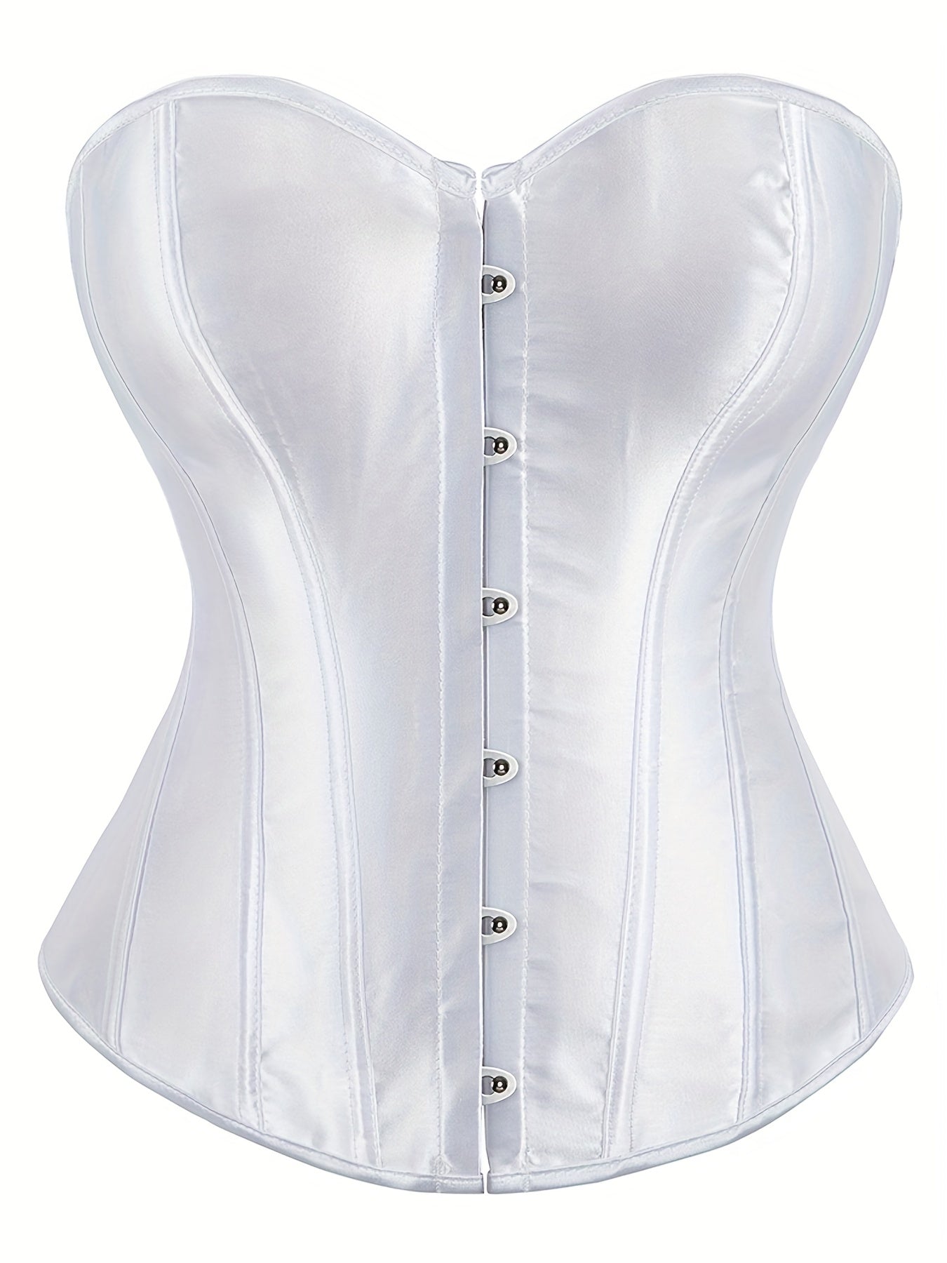 Strapless Corset Bustier Tummy Control Lace Up Slimmer Body Shaper Women's Linge