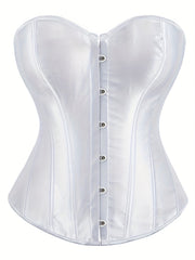 Strapless Corset Bustier Tummy Control Lace Up Slimmer Body Shaper Women's Linge
