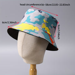 Camouflage Men's Bucket Hat Outdoor Travel Lightweight Basin Hat