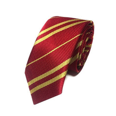Men's Business NeckTie Narrow Tie Polyester Wedding Festive Striped Tie