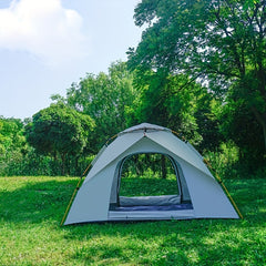Outdoor Camping Tent 2 Doors 2 Windows Sun Protection Top Cover