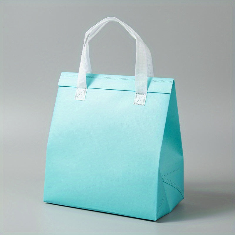 5 Insulated Take Out Bags w/ Stickers - Ideal for Ice Cream, Coffee