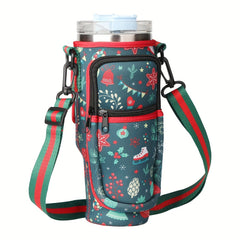 40oz Cup Cover With Pocket & Strap, Insulated Diving Material Protective Sleeve
