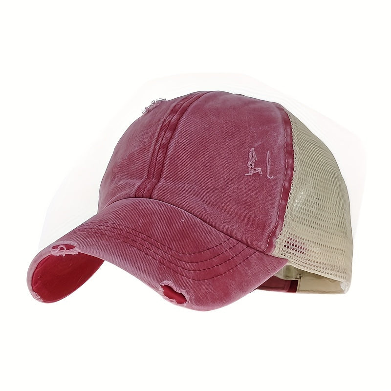 Denim Washed Baseball Cap Outdoor Hat
