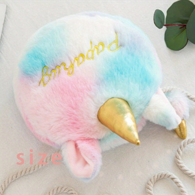 Unicorn Fur Bag Custom Little Girl Shoulder Bag