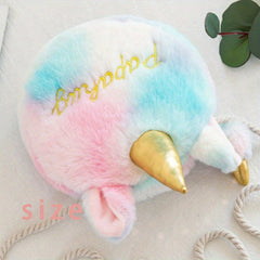Unicorn Fur Bag Custom Little Girl Shoulder Bag