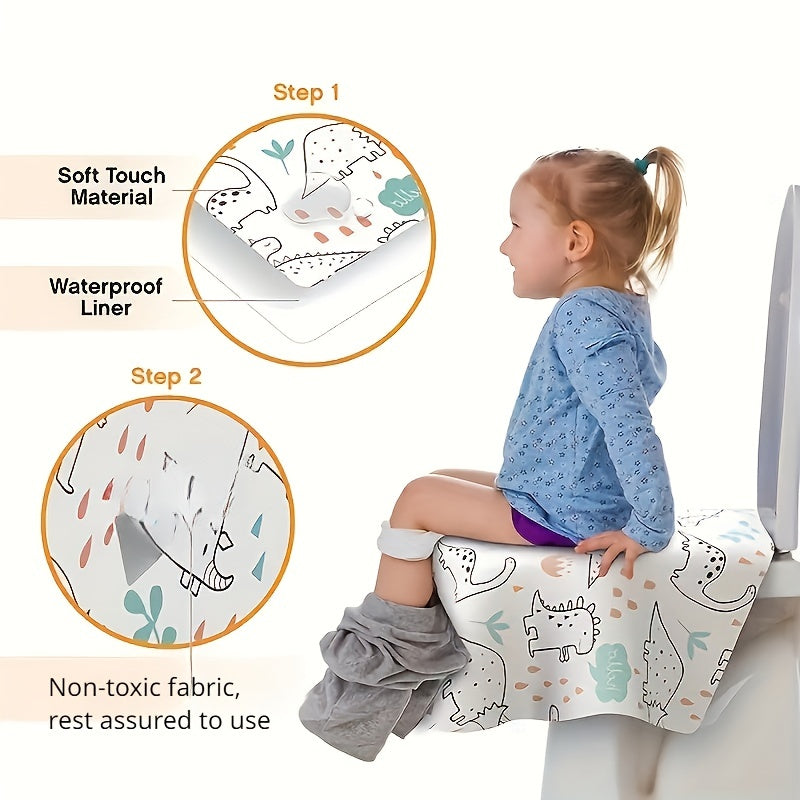 10pcs Disposable Toilet Seat Covers Waterproof Extra Large Portable Travel Essen