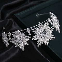 Crystal Rhinestone Bridal Crown Wedding Tiara