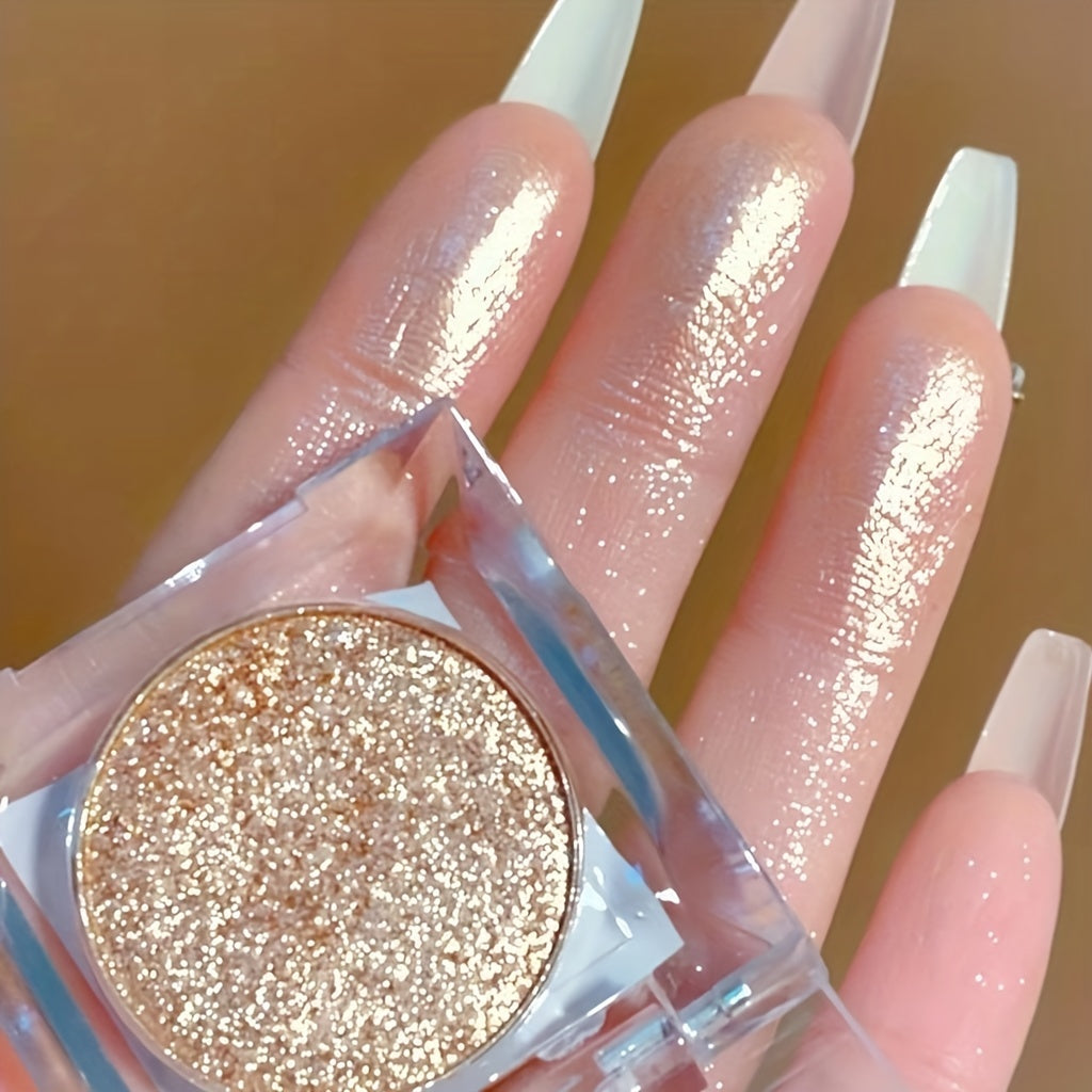 High Gloss Eyeshadow Powder Bright Pearly Shimmer Finish