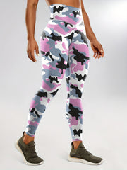 Camouflage High Waist Butt Lifting Leggings
