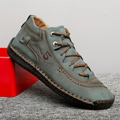 Men's Stitching Casual Shoes Outdoor Ankle Boots Walking Sneakers