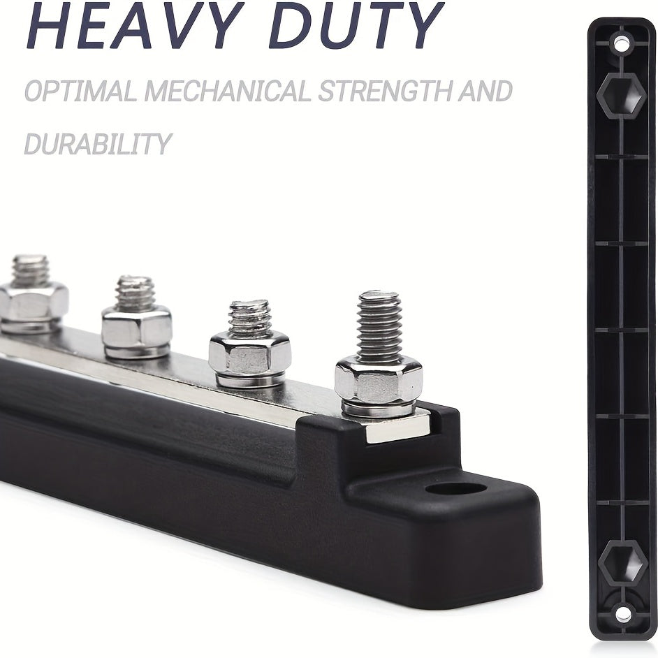 12-48V 150A Terminal Bus Bar Ground Power Distribution Terminal Block Bus Bar