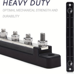 12-48V 150A Terminal Bus Bar Ground Power Distribution Terminal Block Bus Bar