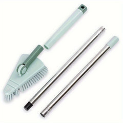 Long Handle Floor Brush Scrubber Swivel Cleaning Brush Bathroom Bristle Toilet