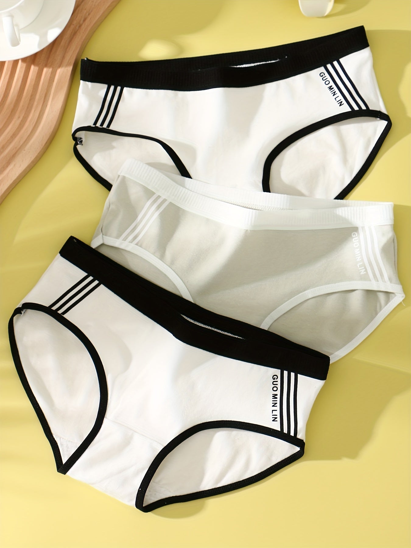 3pcs Girl's Triangle Panties 95 Cotton Underwear