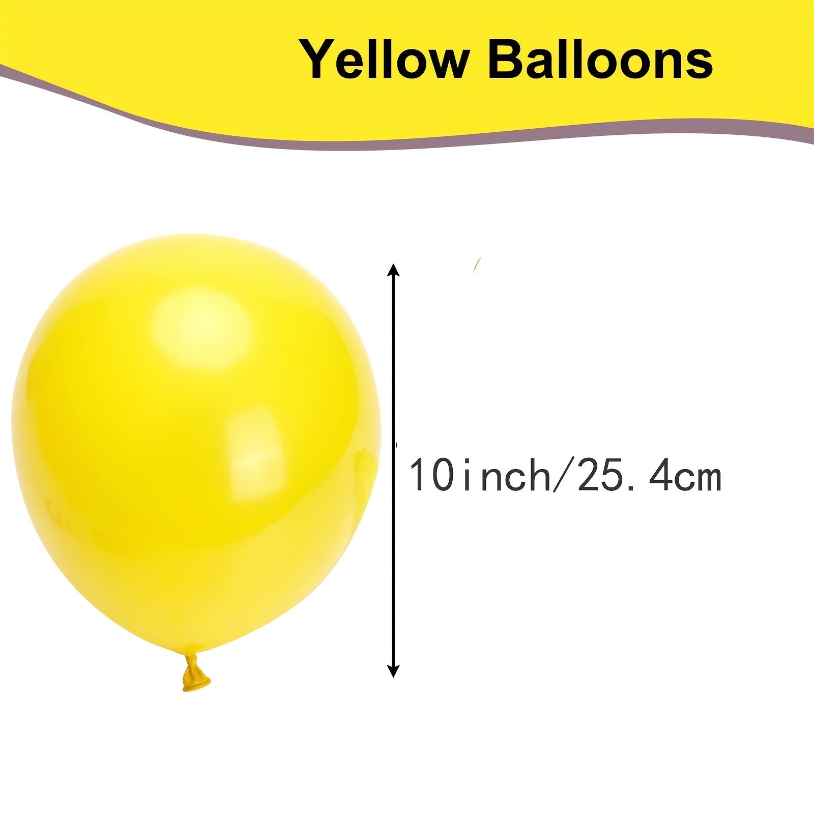 40 Yellow Party Balloons: 25 Balloons for Yellow Theme Party Decoration