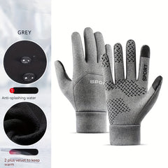 Outdoor Non-slip Touch Screen Warm Gloves for Cycling and Skiing