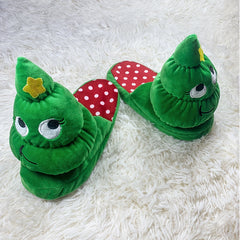Women's Christmas Tree Funny Novelty Slippers