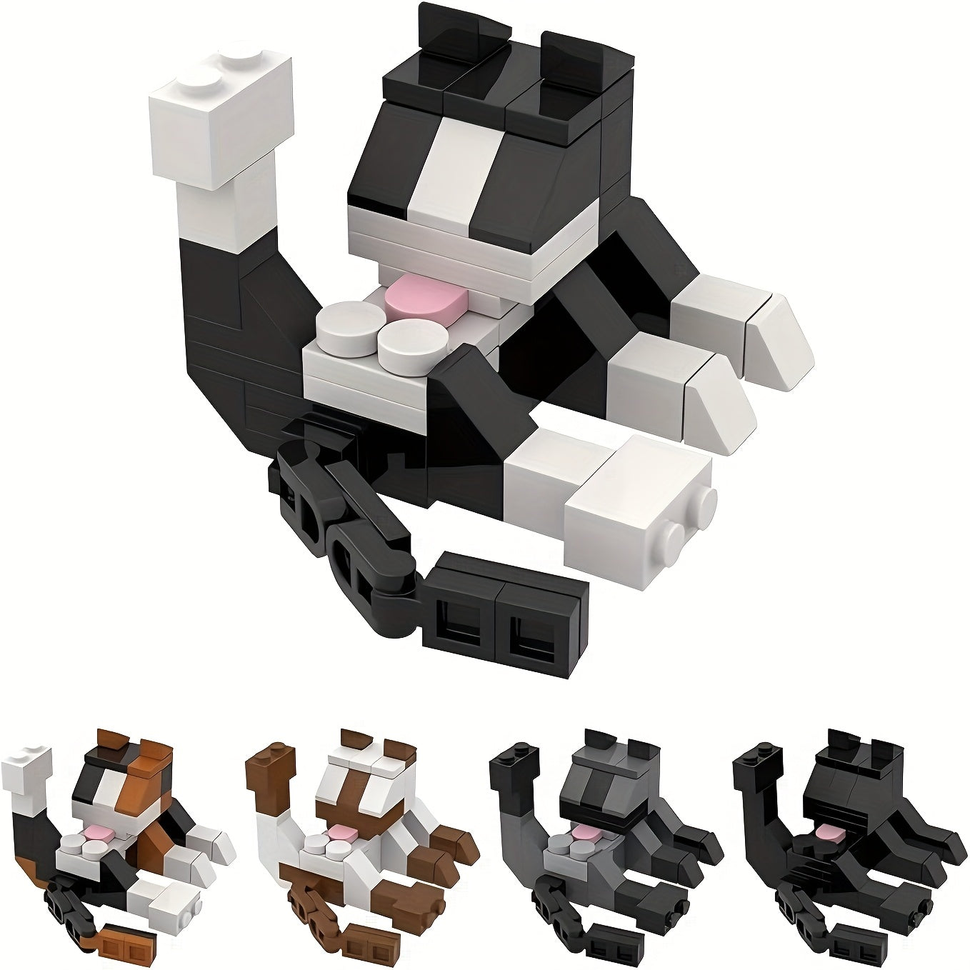 Siamese Cat Building Set - Fun Gift for Cat Enthusiasts