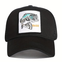 Fishing Hat Baseball Cap Trucker Breathable Grid Fishing Accessories