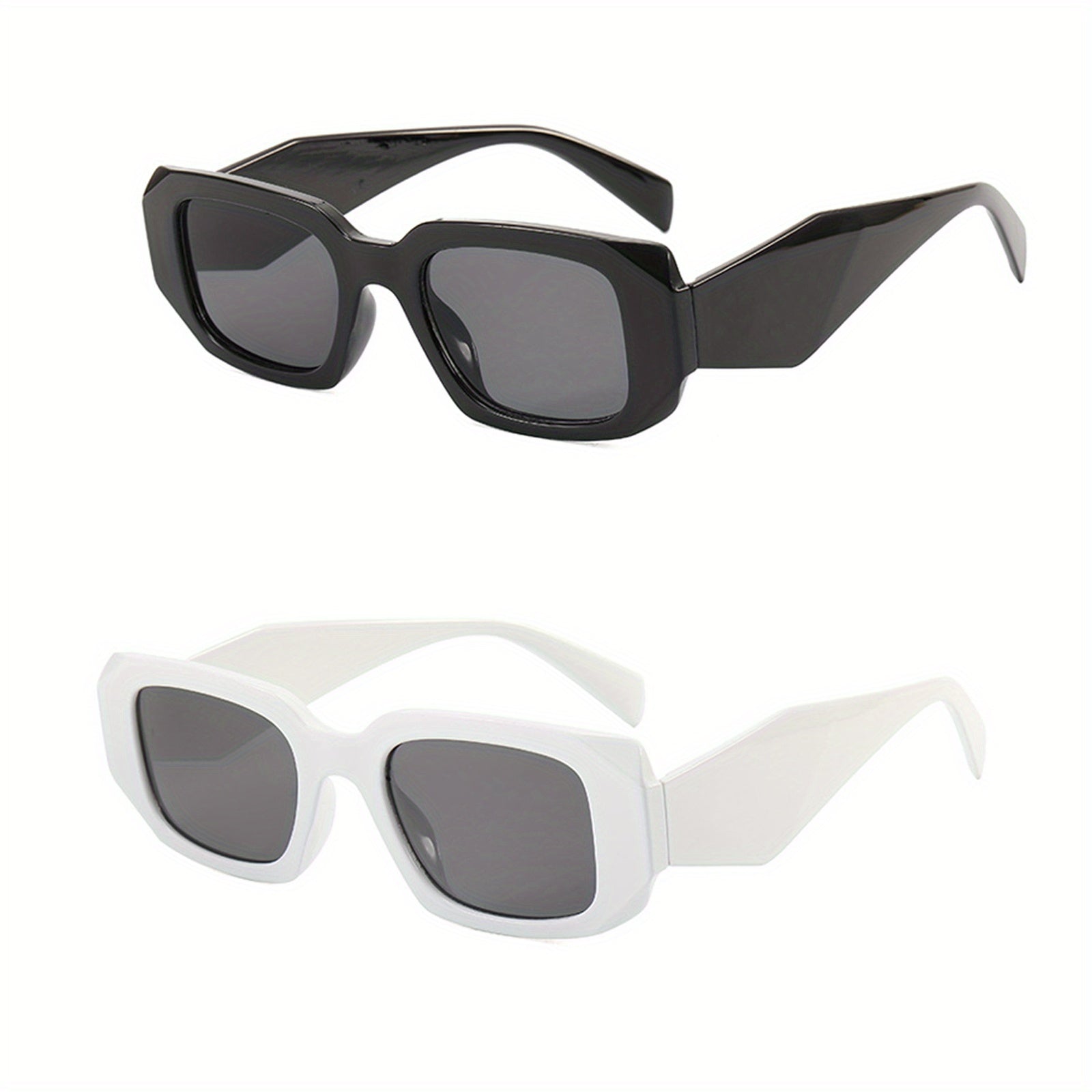 Men's Vintage Square Frame Polarized Sunglasses UV Protection