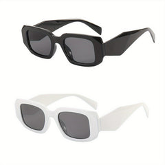 Men's Vintage Square Frame Polarized Sunglasses UV Protection