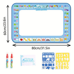 Reusable Magic Water Canvas Drawing Mat Portable Art Toy
