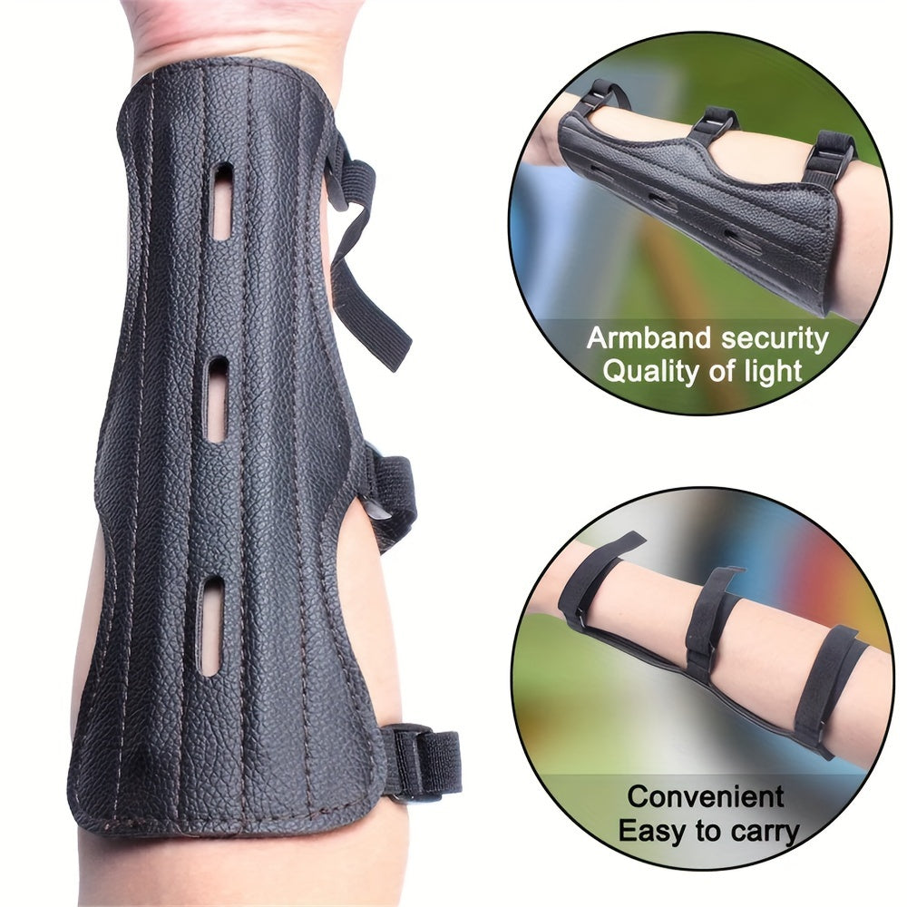 1pc Retro Style Archery Arm Guard Adjustable COS Prop Arm Guard