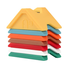 Silicone Building Block Baby Educational Toy 7-Piece Set