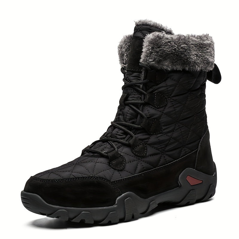 Men's Snow Boots Warm Winter Outdoor Waterproof Non Slip Ankle Boots