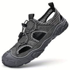 Men's Outdoor Hiking Sandals with Adjustable Shoelaces