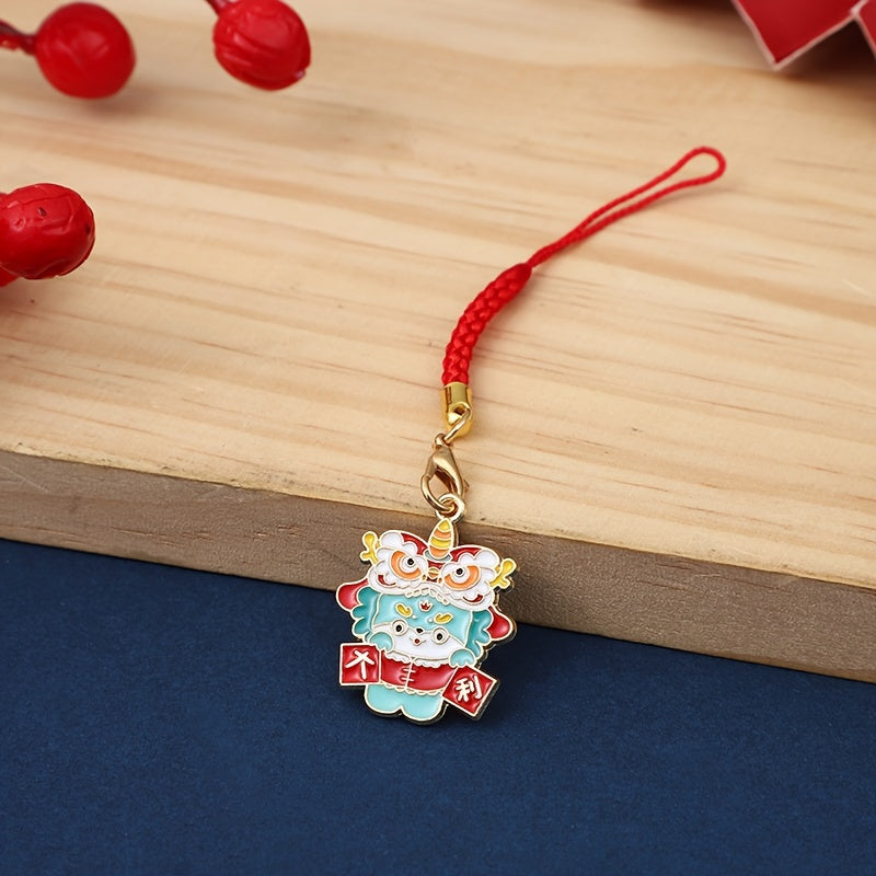 Dragon Keychain Chinese Style Year Gift Pendant Key Chain