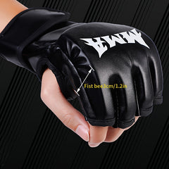 2pcs Half Finger Taekwondo Karate Gloves, Kickboxing Protective Gear