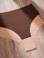 7 Seamless Hipster Panties Soft High Waist Stretchy Women's Lingerie
