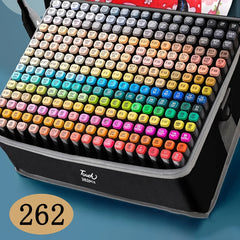 12 262pcs Brush Art Marker Set Double Tipped Sketch Marker