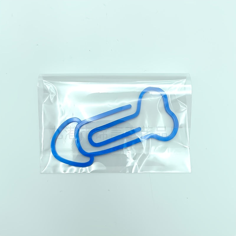 Funny Special Shaped Paper Clip Plastic Bookmark