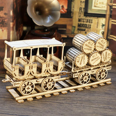 3D Wooden Puzzles Wine Truck Model Kits - Great Gift!