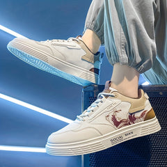 Men's Breathable Lace Up Sneakers Casual Outdoor Walking Shoes