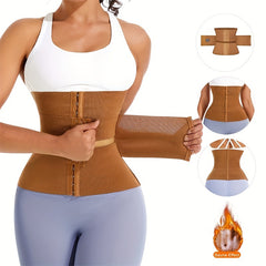 Front Buckle Waist Trainer Tummy Wrap Slim Girdle Belt