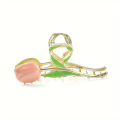 1pc Tulip Hair Claw Clip for Women Girls