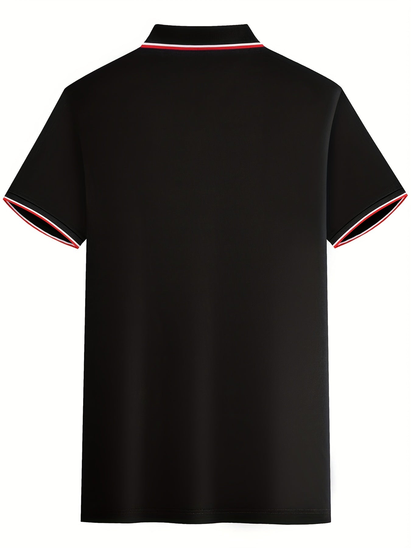 Men's Eagle Graphic Polo Shirt Casual Stretch Breathable Button Up