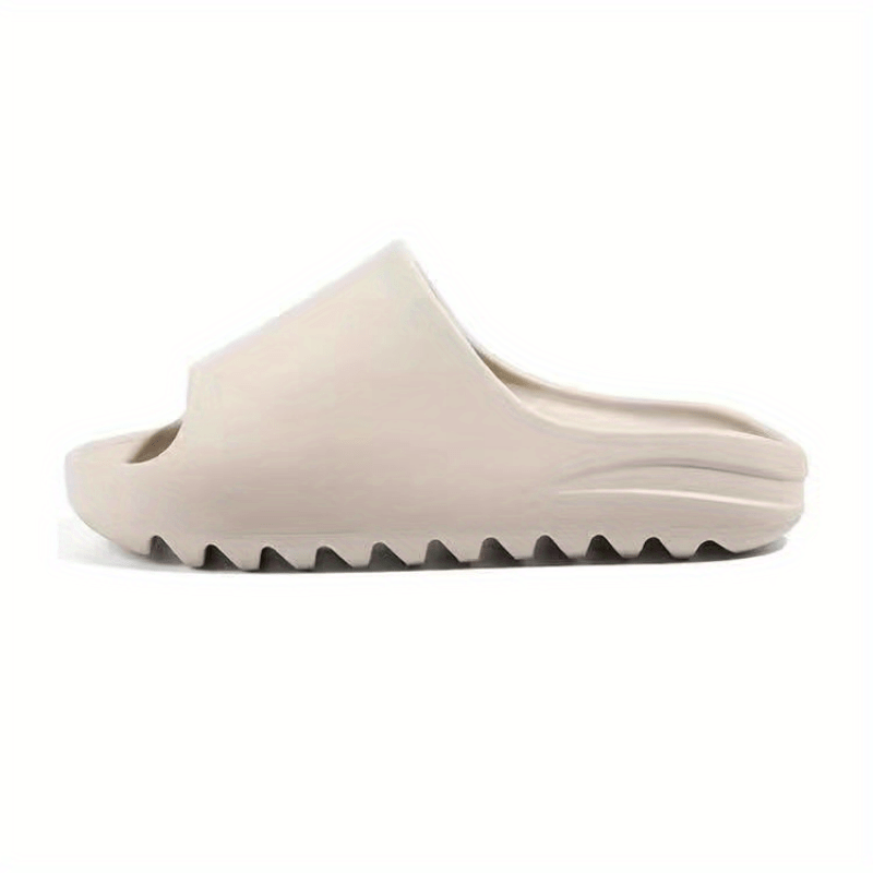 Women's Solid Slides Soft Sole Pillow Casual Home Bathroom Shoes
