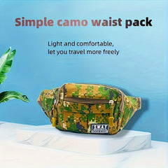 Camouflage Waist Bag Functional Fanny Pack Outdoor Camping Hiking