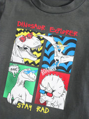 2pcs Boys Teen Dinosaur T-shirt & Shorts Set for Summer