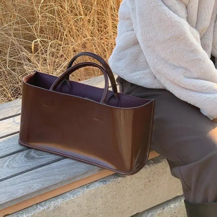 Korean Women Bag PU Autumn Vintage Bucket Shoulder Bags Handbags